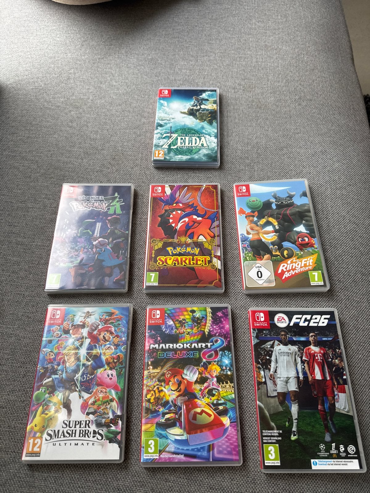 Nintendo Switch Games: Zelda, Pokémon, Mario Kart, FC26, etc