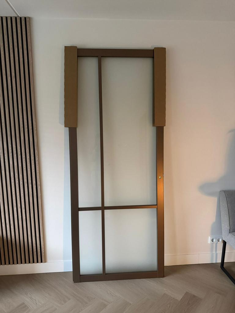 Binnendeur brons nieuw 231,5 x 93 cm kleine schade, Doe-het-zelf en Verbouw, Deuren en Horren, Ophalen, 215 cm of meer, Binnendeur