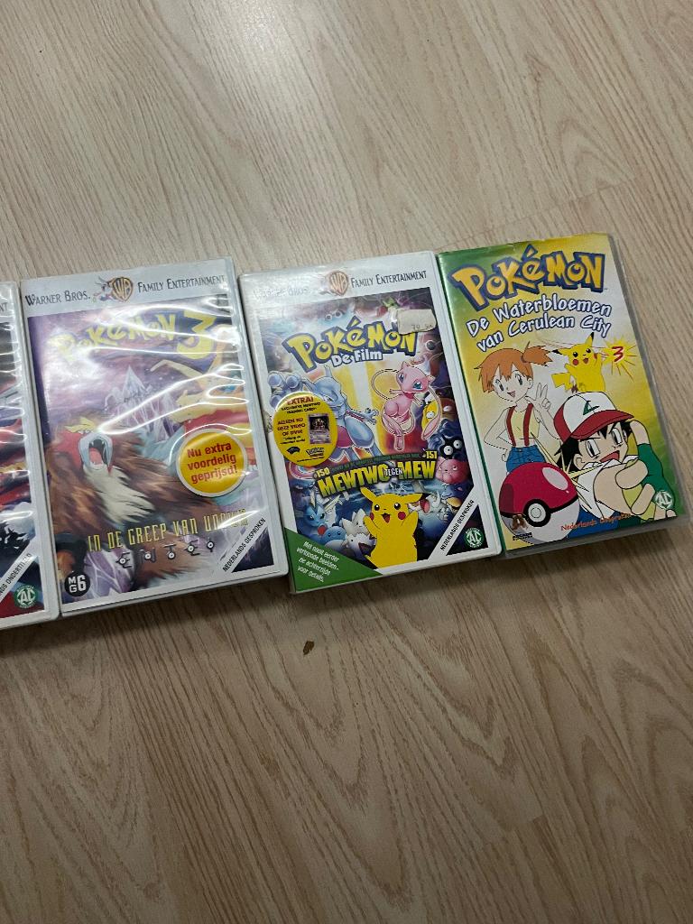 Pokemon video banden, Cd's en Dvd's, Alle leeftijden, Ophalen of Verzenden, Gebruikt