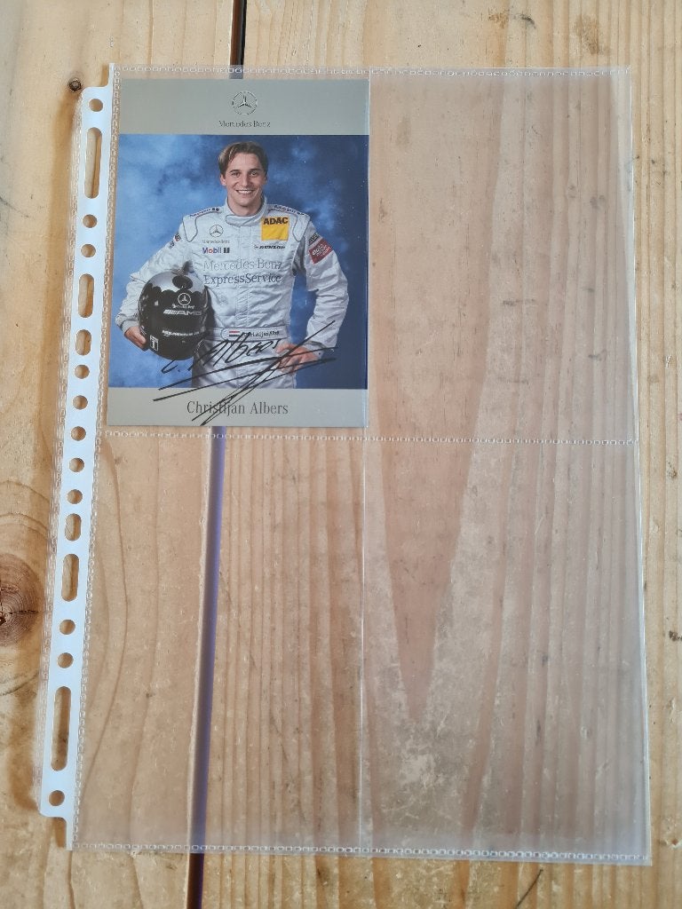 DTM Mercedes-Benz 2003 Christijan Albers Fan / Drivers kaart, Ophalen of Verzenden, Nieuw, Formule 1