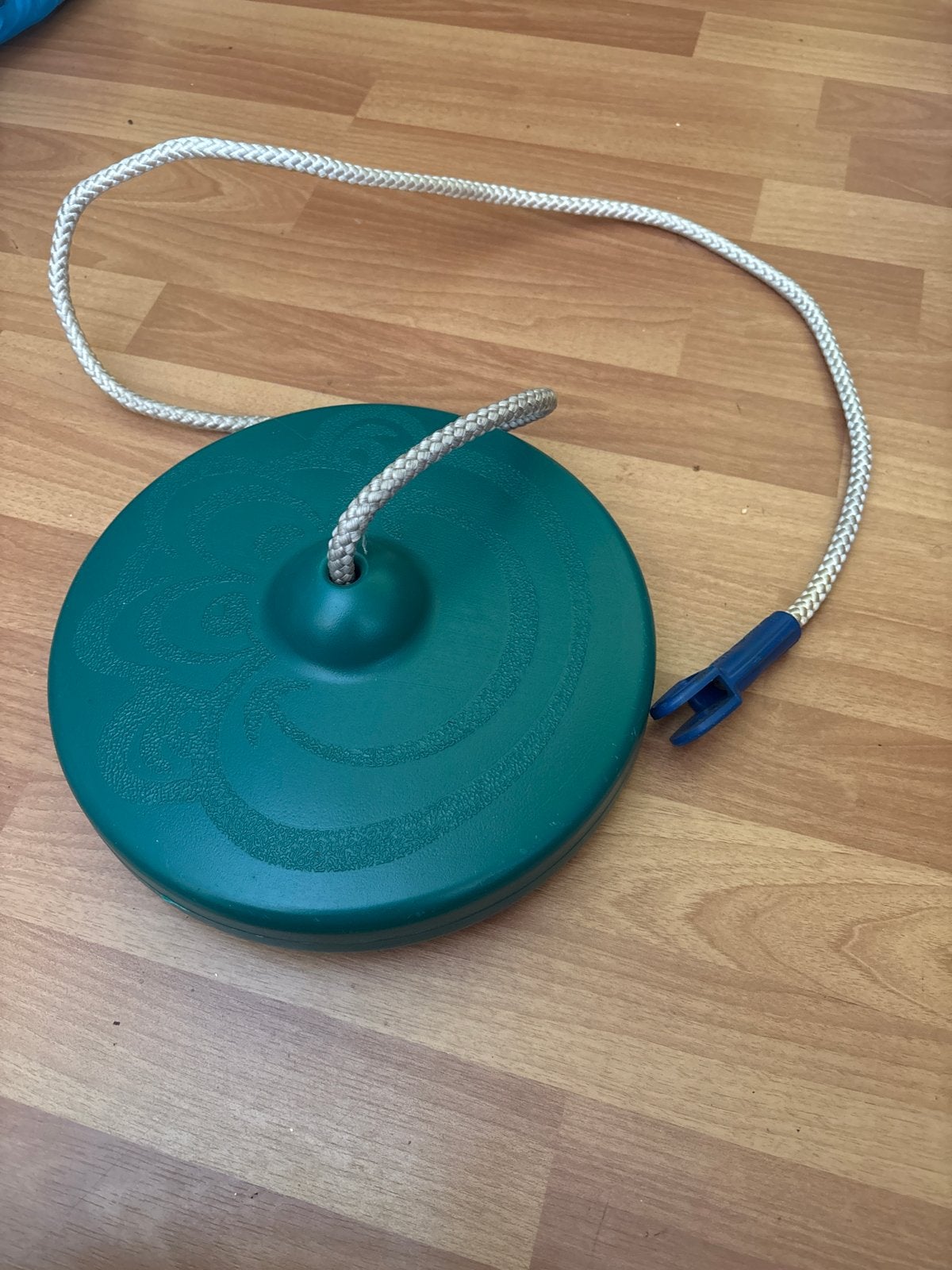 Schommelzitje Groen met Touw - Boomhut Schommel, Ophalen, Gebruikt