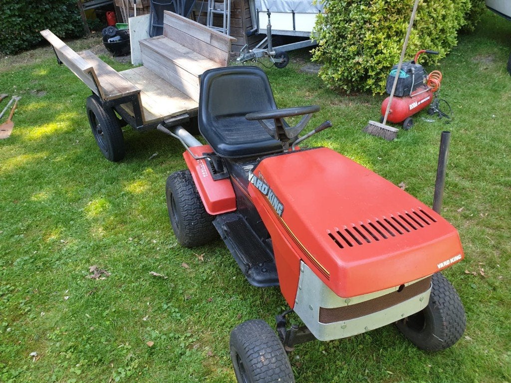 Tuinkar met aanhanger, Ophalen, Gebruikt