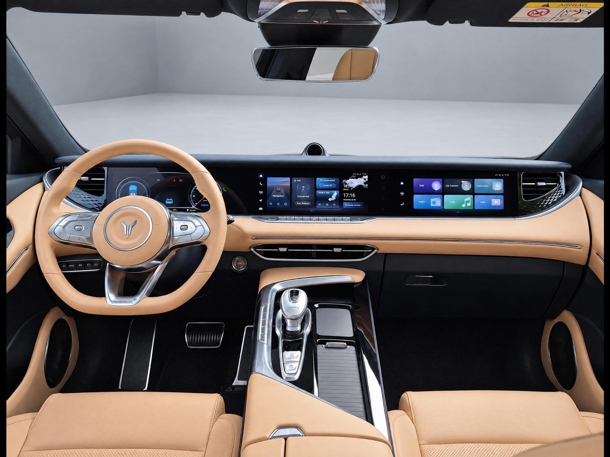 VOYAH Free Flagship | Panoramadak | Dynaudio Hi-Fi | 360° C, Auto's, Automaat, 12 maanden, Gebruikt, Bluetooth