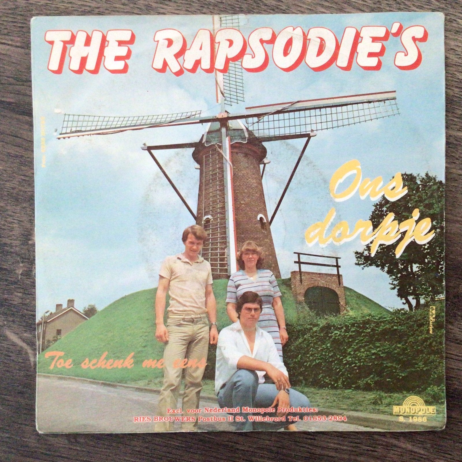 The Rapsodies - Ons dorpje, Ophalen of Verzenden, Zo goed als nieuw, Pop