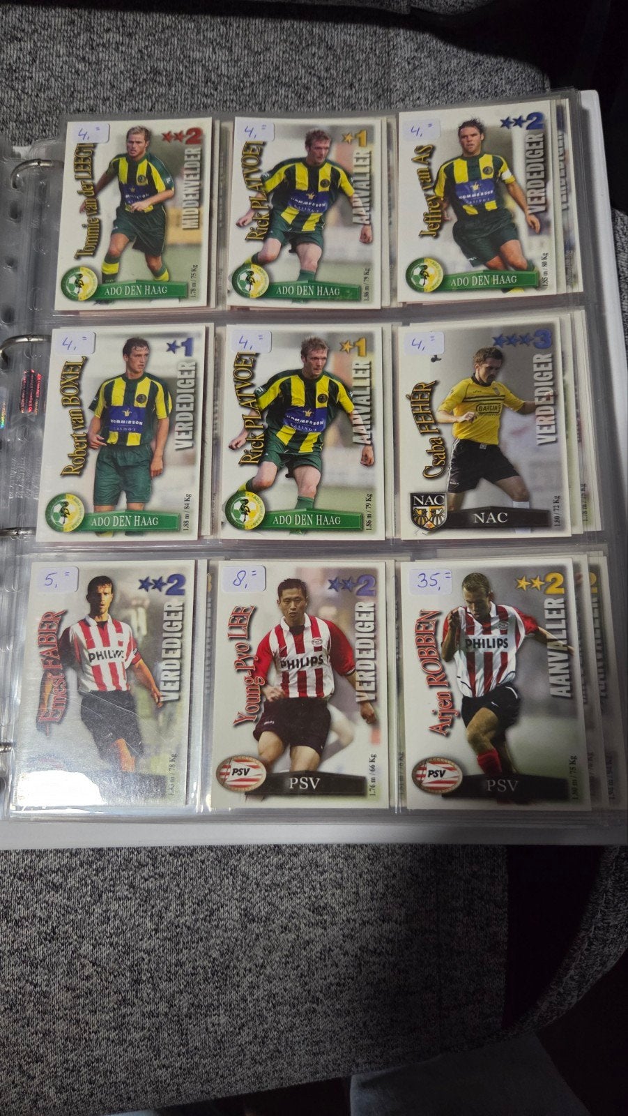 Voetbalplaatjes Eredivisie 2003-2004 (diverse clubs), Ophalen, Zo goed als nieuw, Overige binnenlandse clubs, Poster, Plaatje of Sticker