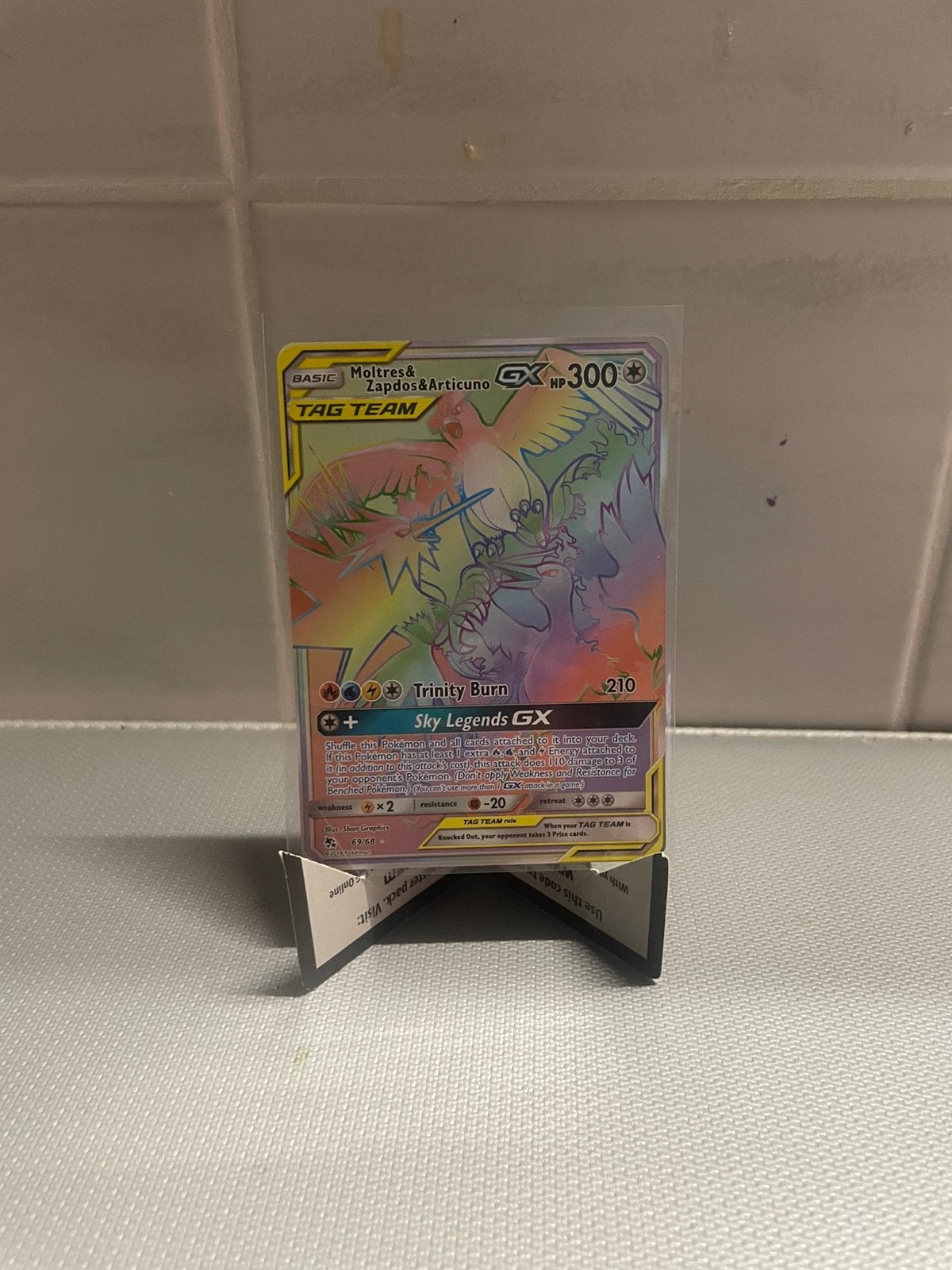 Moltres zapdos articuno tag team 69/68, Ophalen of Verzenden, Nieuw