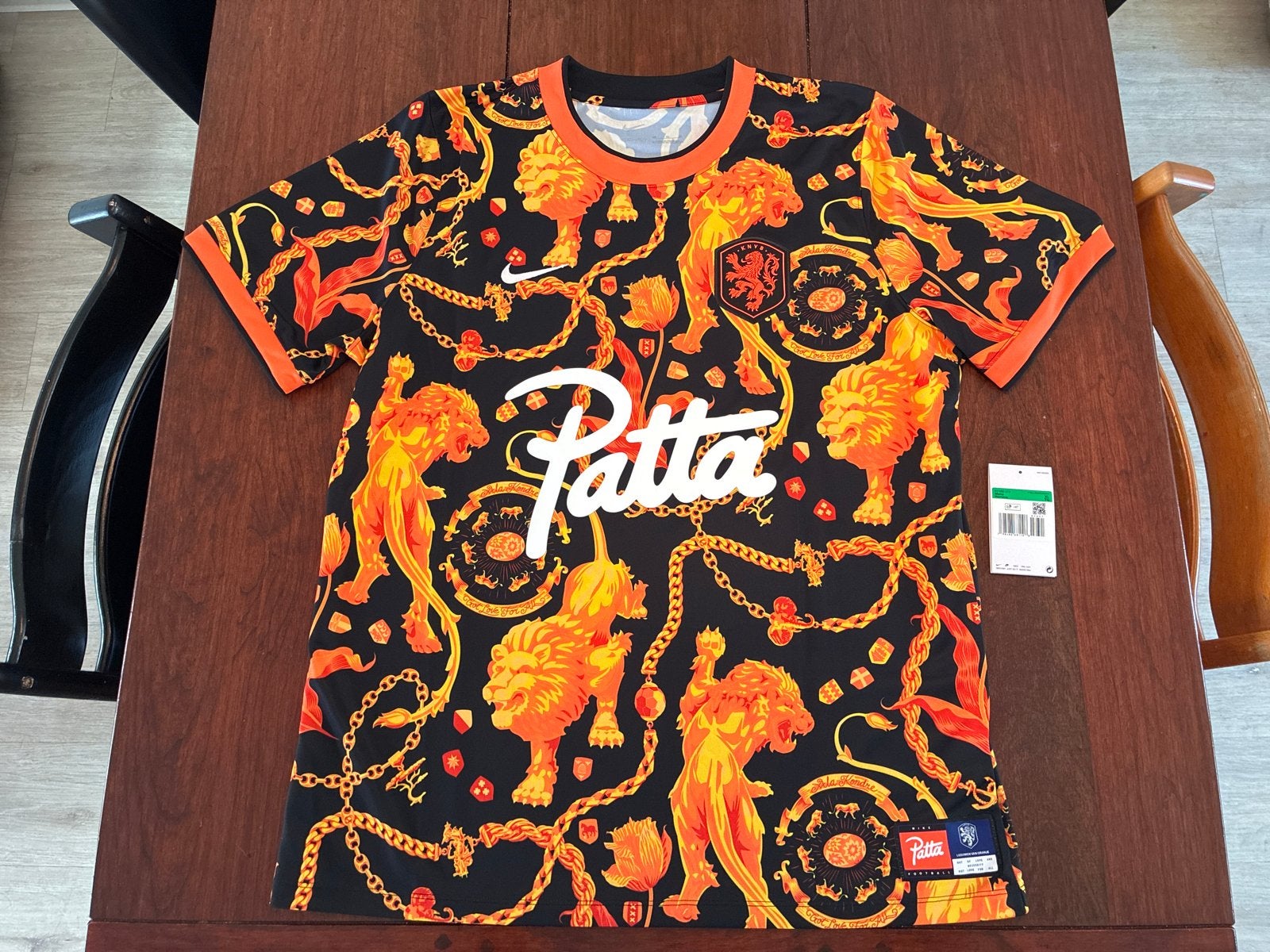 Nike Patta warming-up shirt Nederlands elftal WK 2026, Ophalen of Verzenden, Nieuw, Maat 56/58 (XL), Zwart