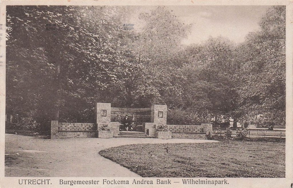 703-068-011 Utrecht Burgemeester Fockema Andrea Bank Wilhel, Verzenden, Voor 1920, Utrecht