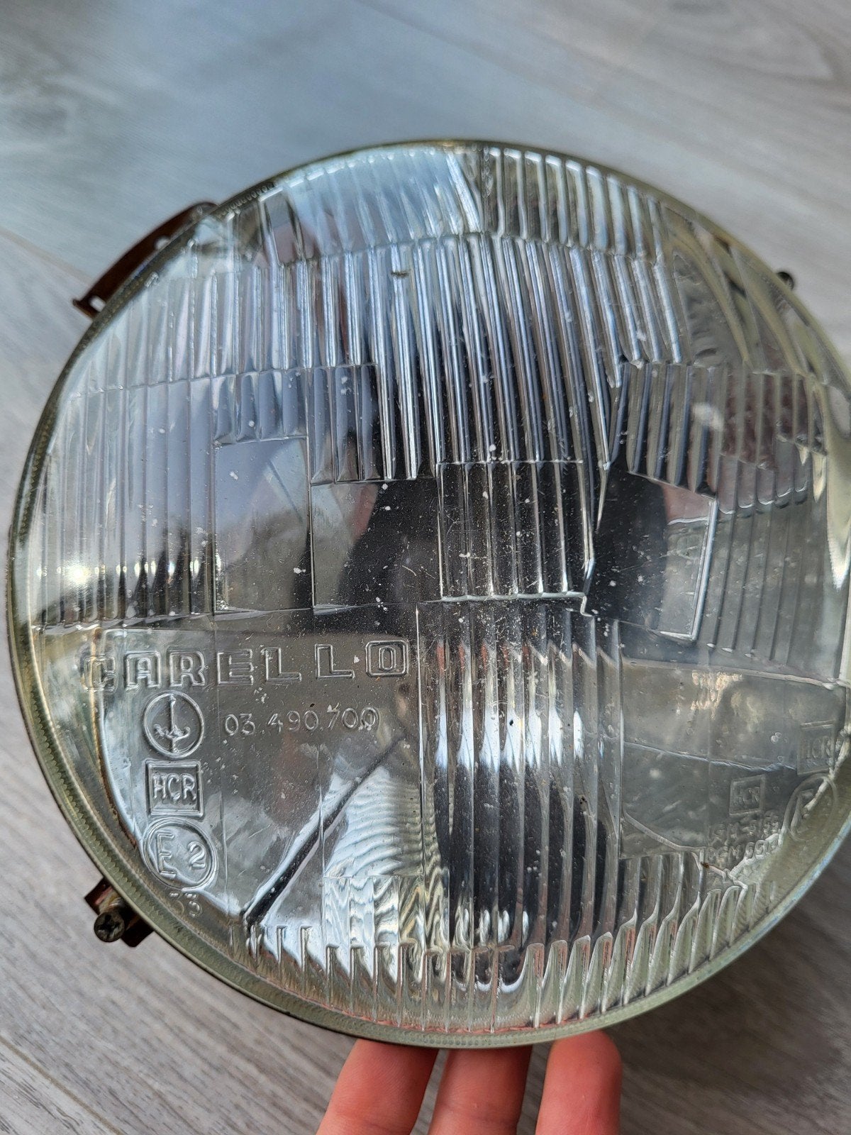Carello Koplamp - Oldtimer Onderdeel, Auto-onderdelen, Ophalen of Verzenden, Gebruikt, Oldtimer onderdelen