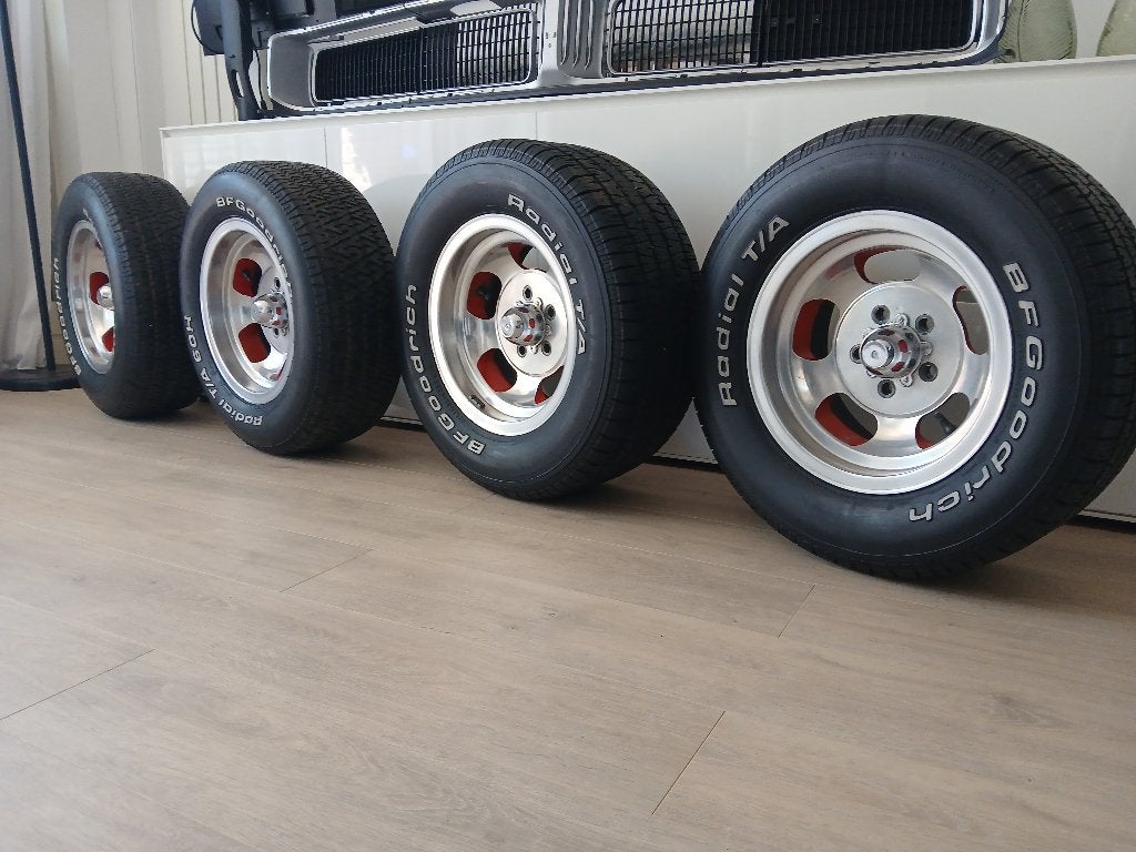3 SETS Ford Mopar Econoline 5x4,5 5x5,5 Pontiac Rally 5x4,75, Auto-onderdelen, Ophalen, 14 inch, Banden en Velgen, Personenwagen