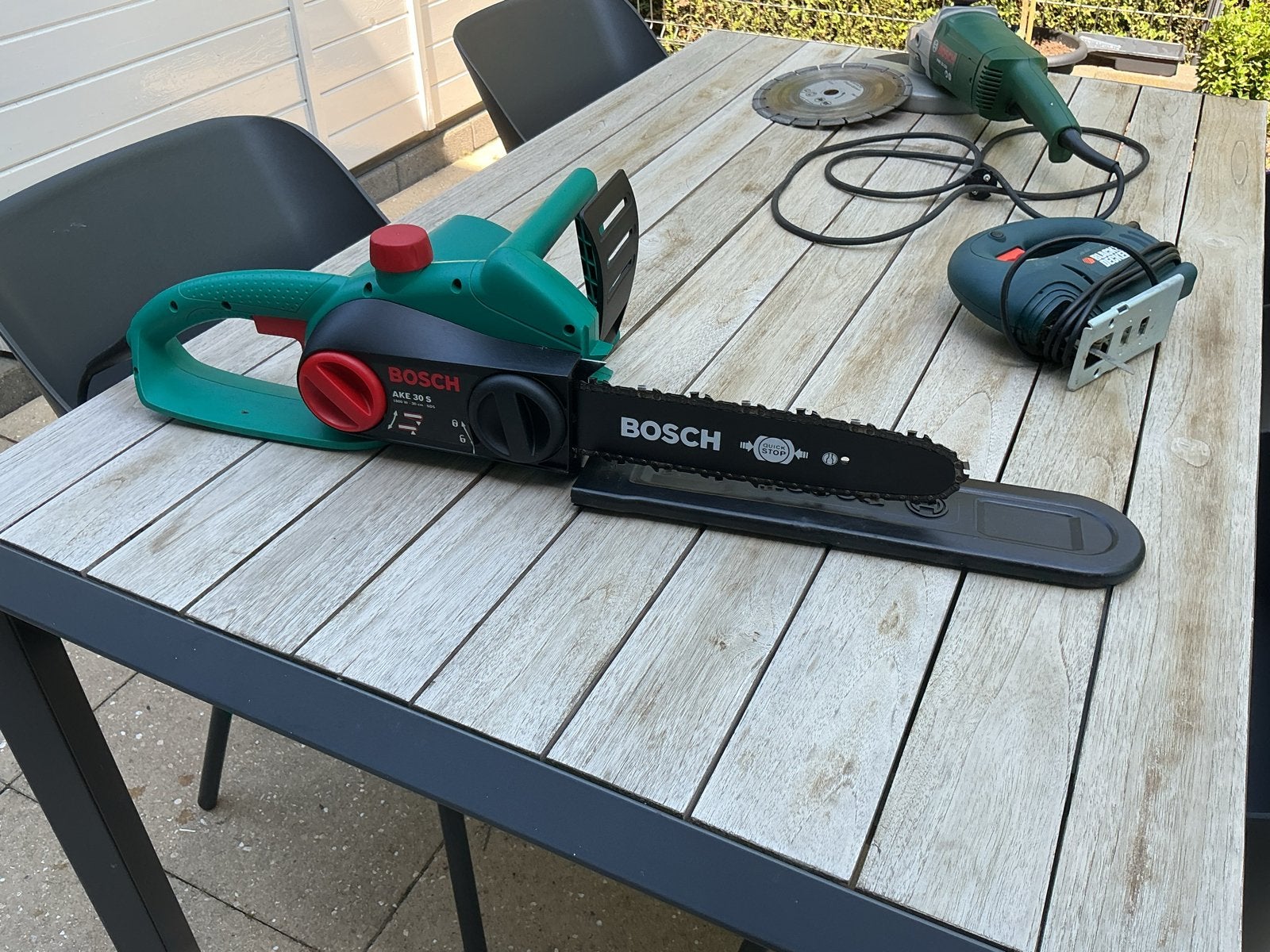 Bosch AKE 30 S elektrische kettingzaag, Ophalen, Kettingzaag, Zo goed als nieuw, 30 tot 70 mm