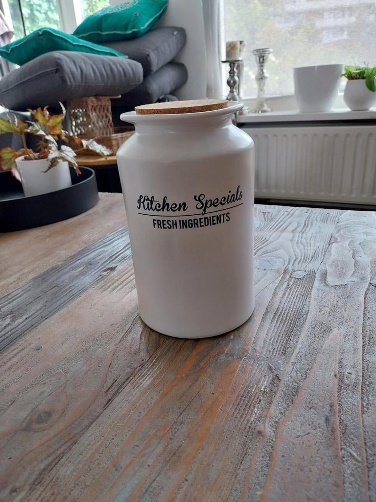 Riviera maison grote voorraad pot, Ophalen of Verzenden, Zo goed als nieuw, Overige materialen, Pot, Bus of Blik