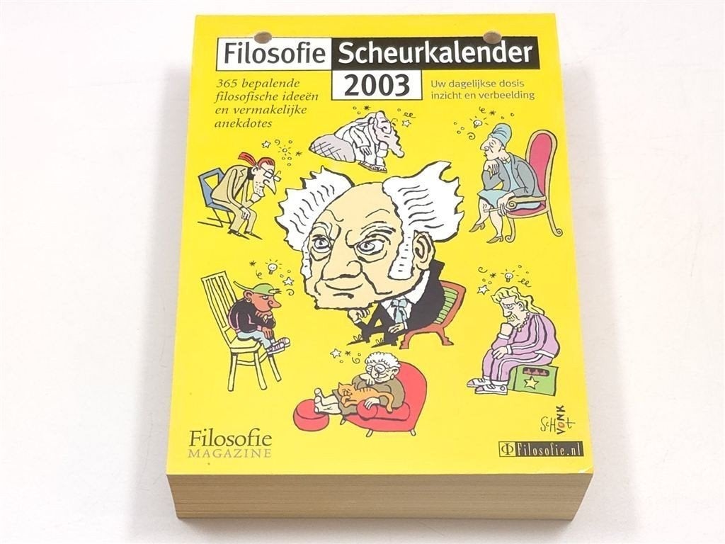 Filosofie Scheurkalender 2003 — Compleet/Nieuwstaat, Boeken, Ophalen of Verzenden, Zo goed als nieuw