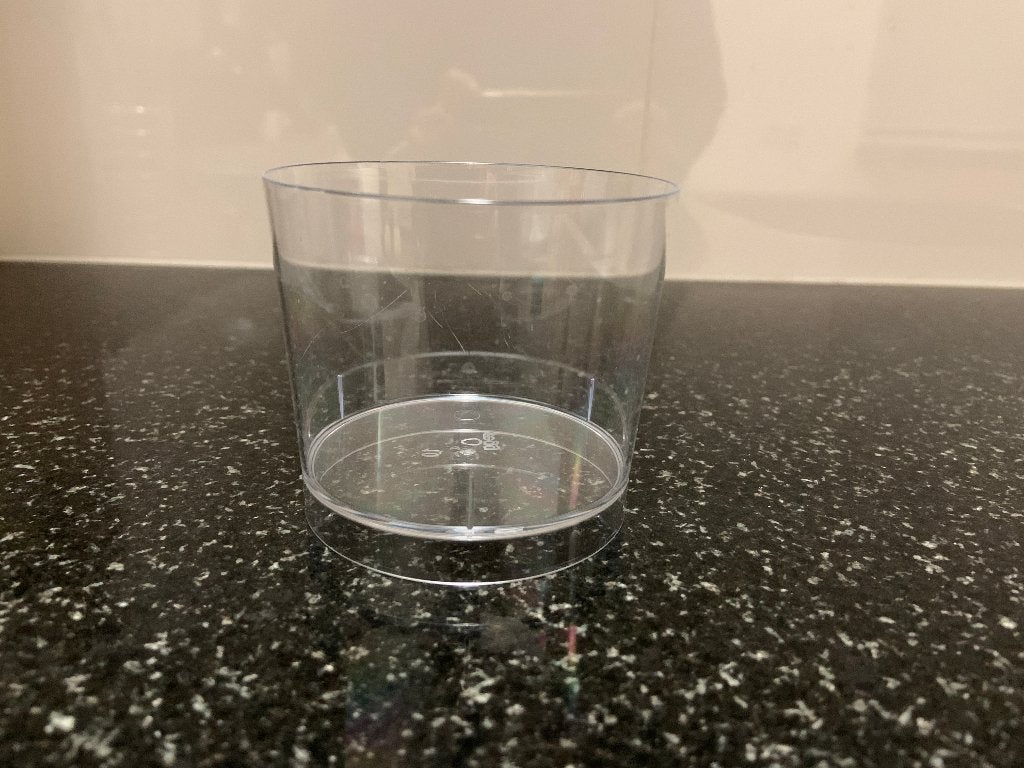 Plastic bakjes/glaasjes, Kunststof, Ophalen of Verzenden, Zo goed als nieuw, Kom(men)
