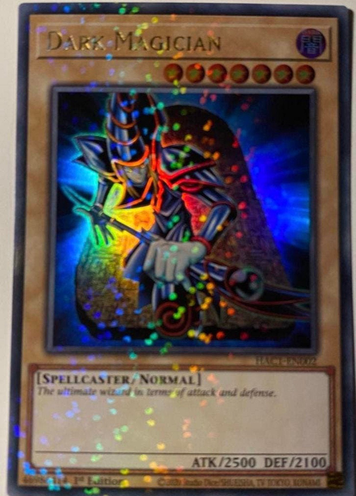Yu-Gi-Oh! Dark Magician HAC1 1st Edition !, Hobby en Vrije tijd, Verzamelkaartspellen | Yu-gi-Oh!, Ophalen of Verzenden, Zo goed als nieuw