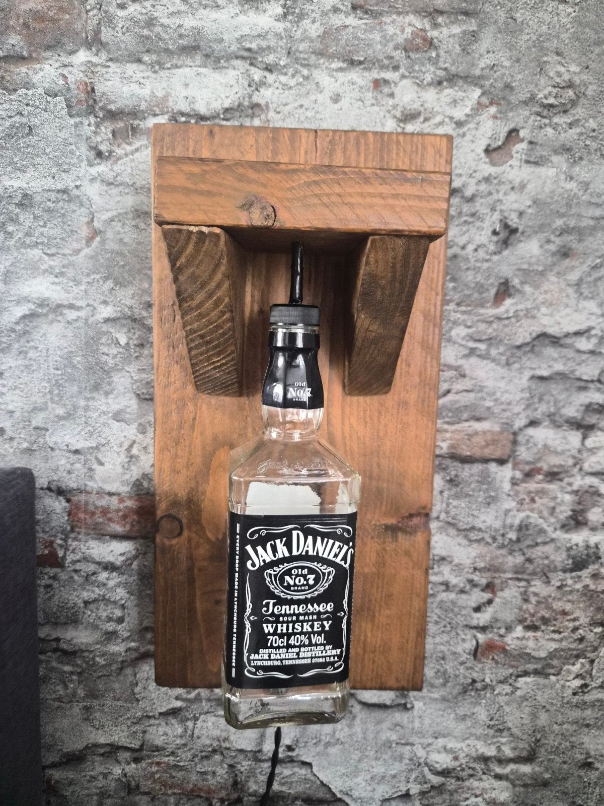 wandlamp Jack Daniels mancave, Ophalen of Verzenden, Minder dan 5 flessen