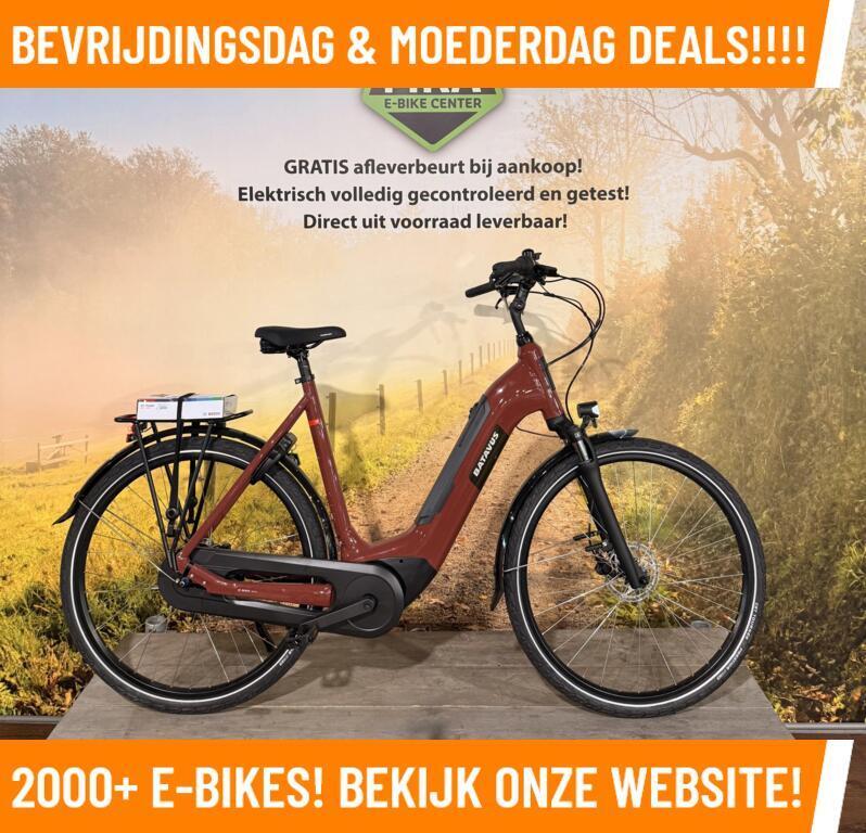 NIEUWE BATAVUS FIETSEN ALLEMAAL IN PRIJS VERLAAGD!, Batavus, Batavus, Nieuw, 50 km per accu of meer