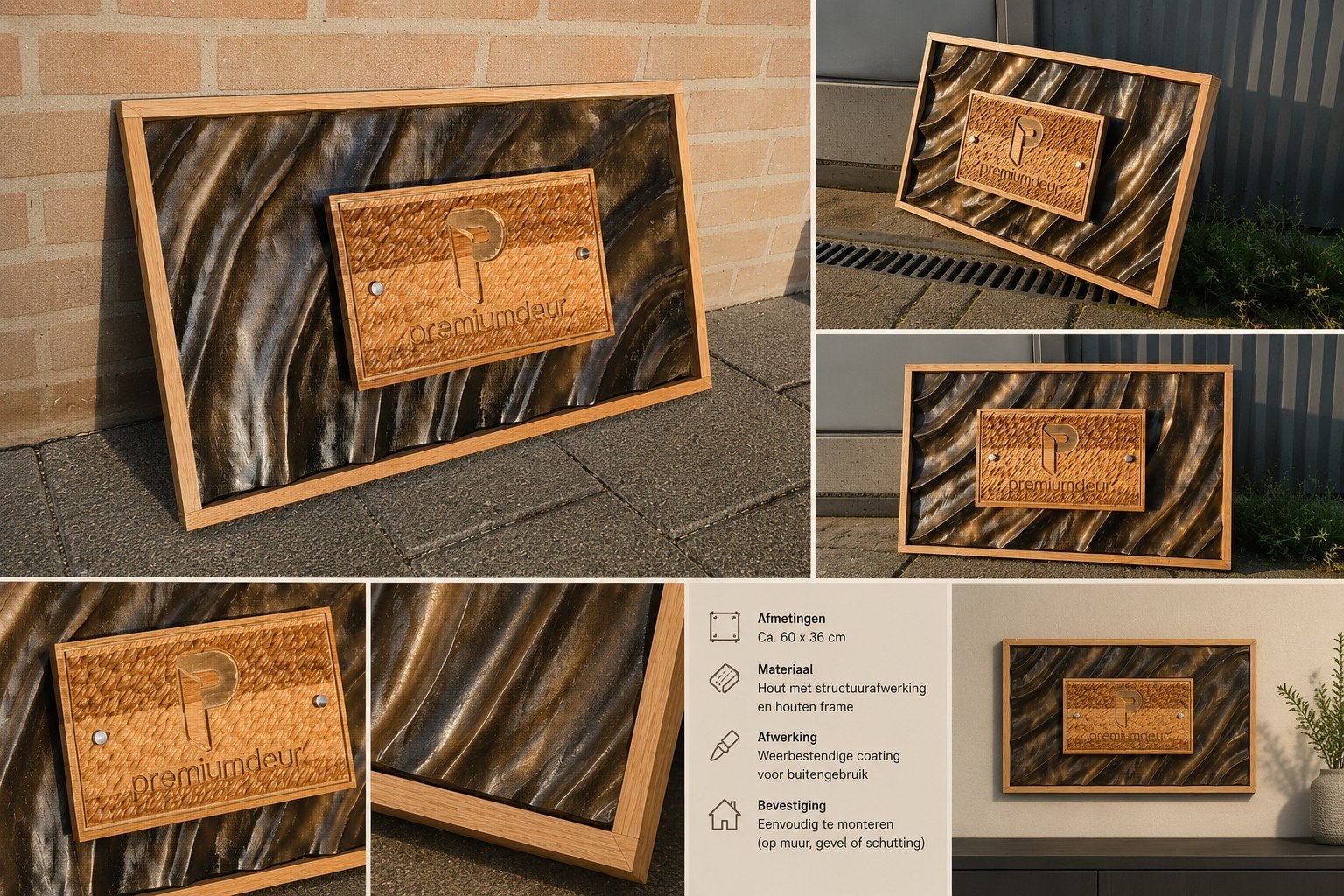 Premium 3D Wandbord Bedrijf Logo – Jouw Visitekaartje in 3D!, Huis en Inrichting, Woonaccessoires | Wanddecoraties, Ophalen of Verzenden