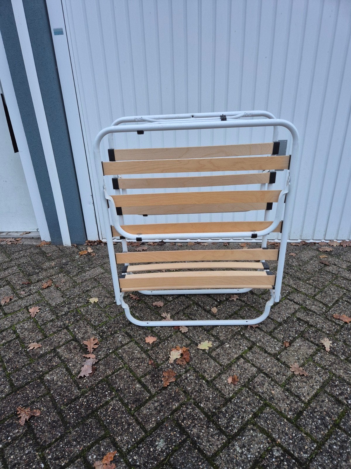opklapbed zonder matras, Ophalen, Eenpersoons, Metaal, 90 cm