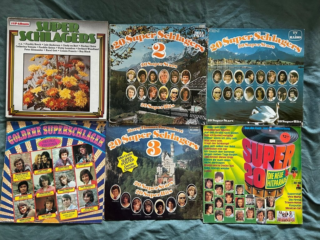 9 LP's Super Schlagers (ook per stuk te koop), Cd's en Dvd's, LP, Gebruikt, 12 inch, Schlager