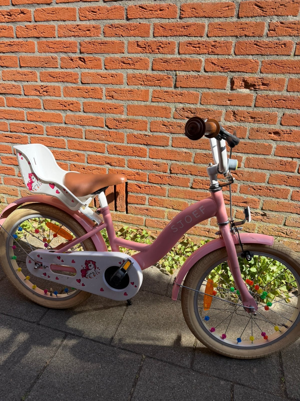 Kinderfiets SJOEF, Ophalen, Zo goed als nieuw, Minder dan 16 inch