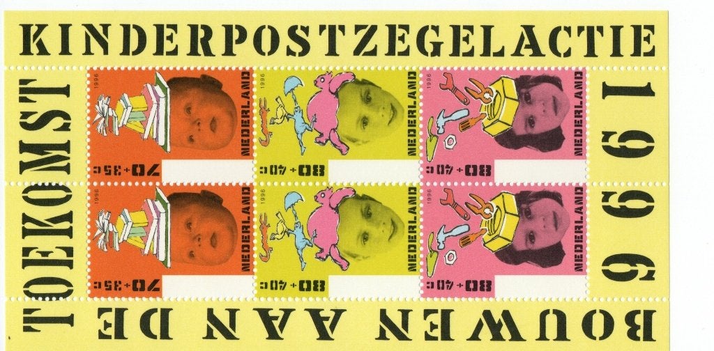 Nederland Kinderpostzegelactie 1996 - Bouwen aan de Toekomst, Verzenden, Na 1940, Postfris