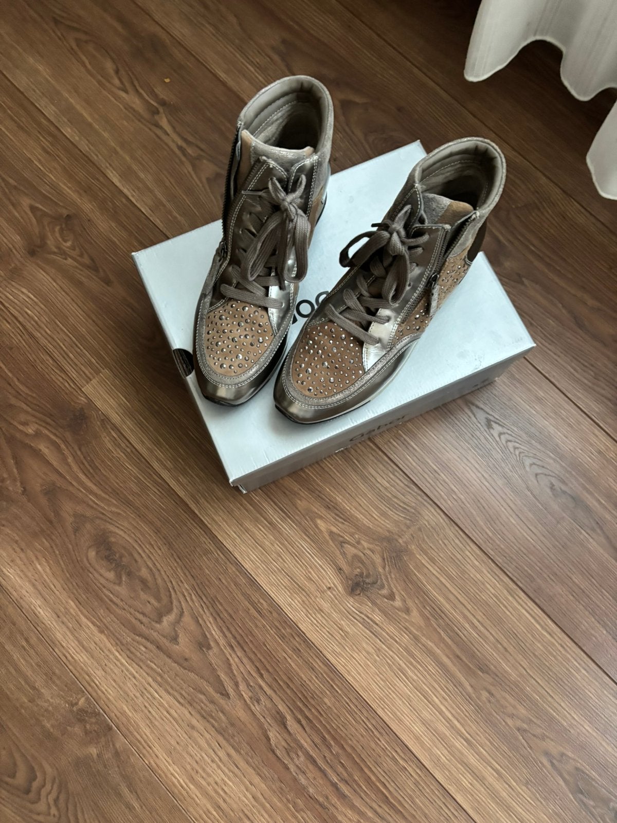 Gabor 38 beige, Beige, Lage of Enkellaarzen, Ophalen of Verzenden, Zo goed als nieuw