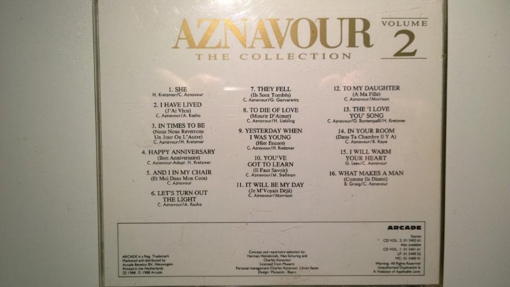 Charles Aznavour - The Collection Volume 2, Ophalen of Verzenden, Zo goed als nieuw