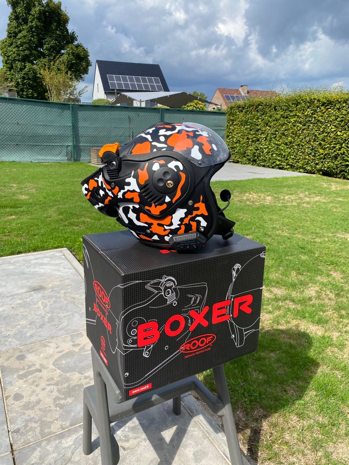 ROOF Boxer V8 Alpha XL – Nieuw + Communicatiesysteem, Systeemhelm, Dames, XL, Ophalen of Verzenden