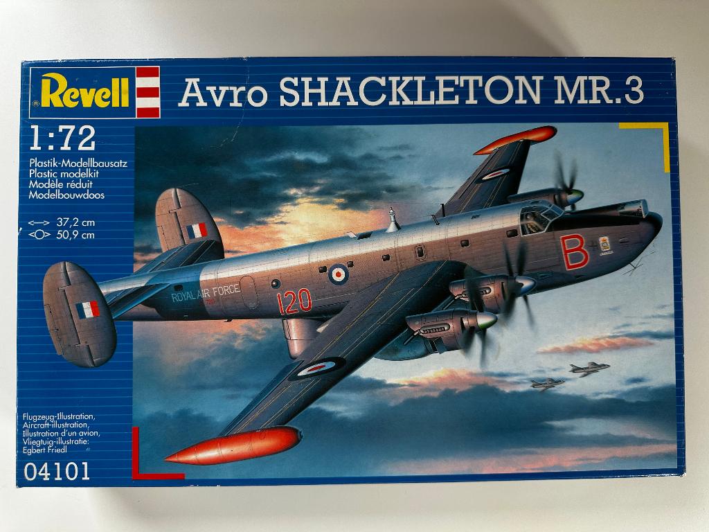 Revell Avro Shackleton MR.3 modelbouw vliegtuig, 1:72 tot 1:144, Revell, Nieuw, Ophalen of Verzenden