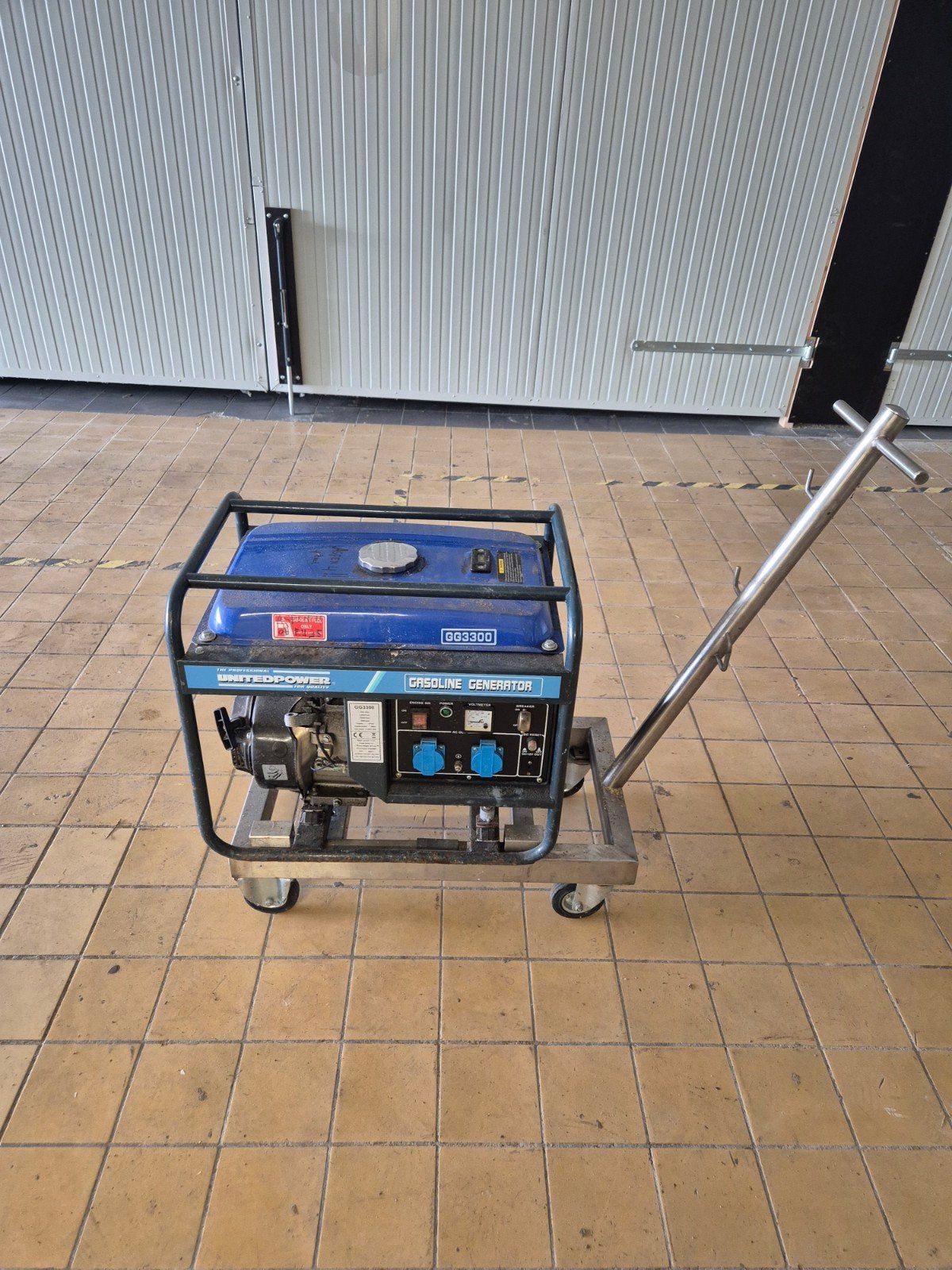 UnitedPower GG3300 Benzine Generator - 2.6kW/3.0kW, Ophalen of Verzenden, Gebruikt, Minder dan 5 kVA, Benzine