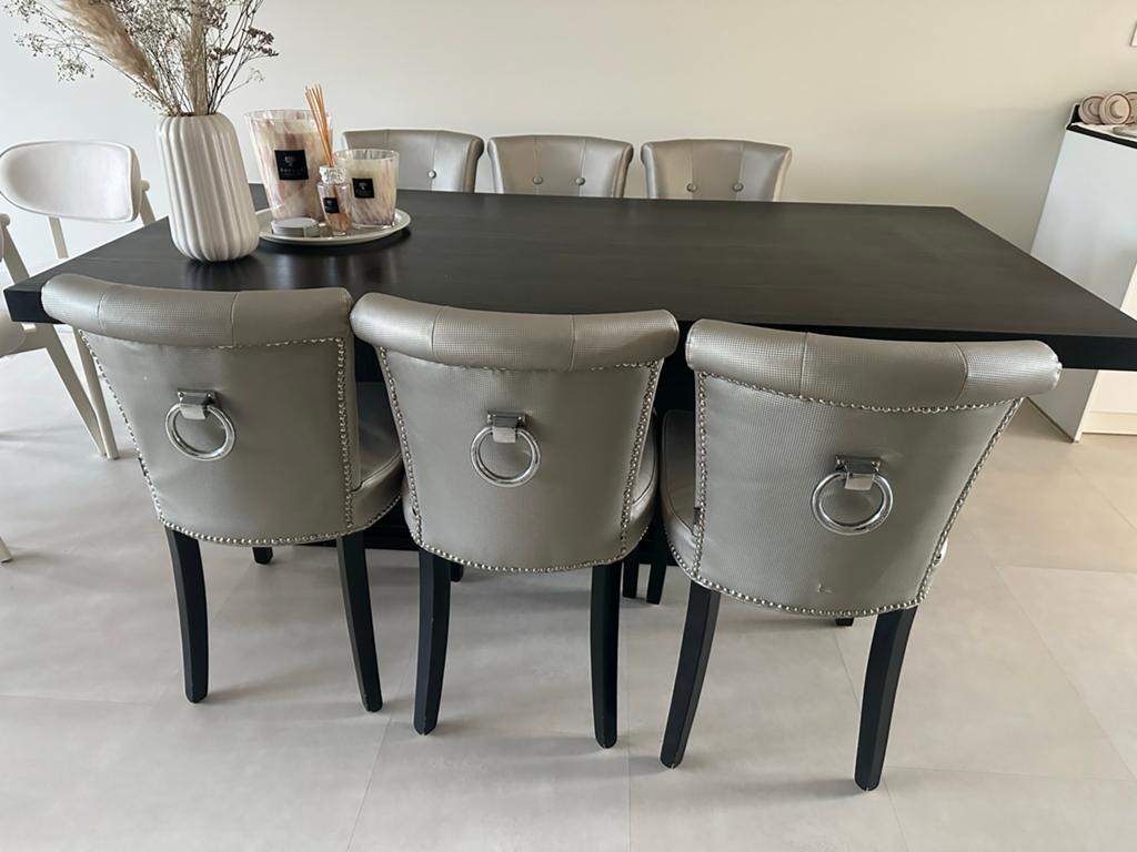 Eichholtz 6 eetkamerstoelen  gratis, Huis en Inrichting, Ophalen, Overige materialen, Minder dan 50 cm, Gebruikt