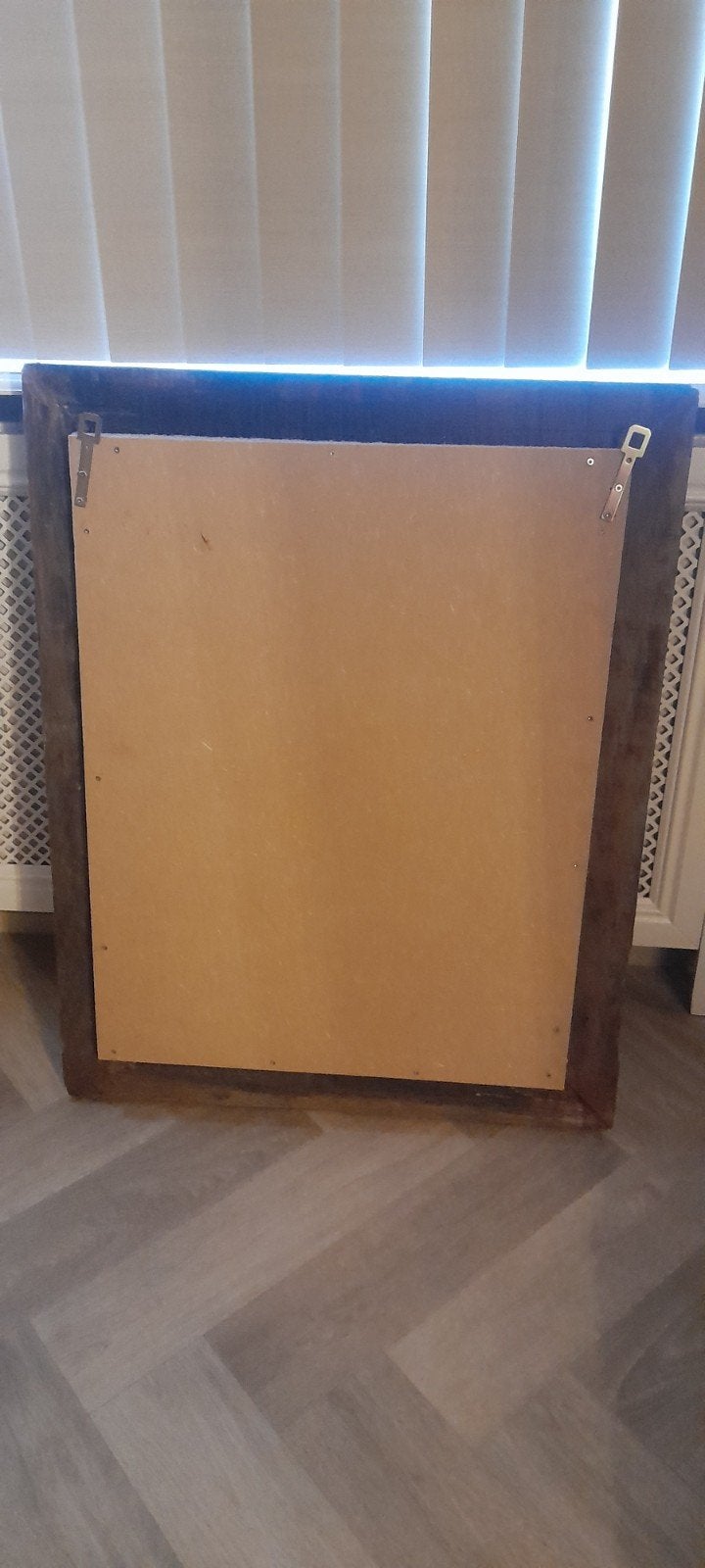 massief houten spiegel 60x80, Ophalen, Minder dan 50 cm, Minder dan 100 cm, Rechthoekig