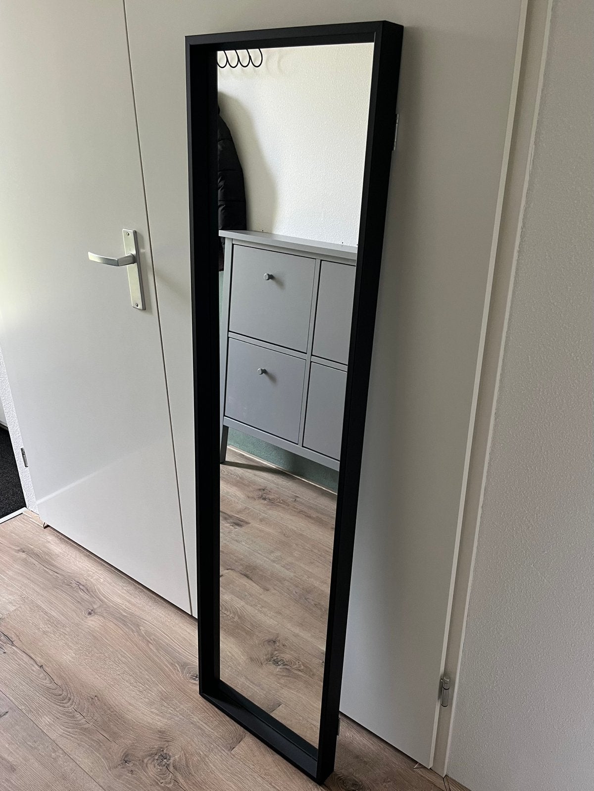Spiegel, zwart, 40x150 cm, Ophalen, Minder dan 50 cm, Gebruikt, 100 tot 150 cm