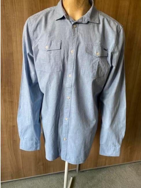 Mills Brothers overhemd mt. XXL, Kleding | Heren, Blauw, Ophalen of Verzenden, Zo goed als nieuw, Mills Brothers