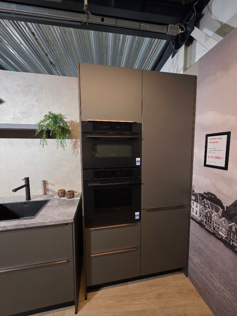 Complete keuken Bosch apparatuur Coffee 304 cm + 124 cm !!!!, Ophalen, Overige kleuren, Nieuw, Enkelwandige keuken