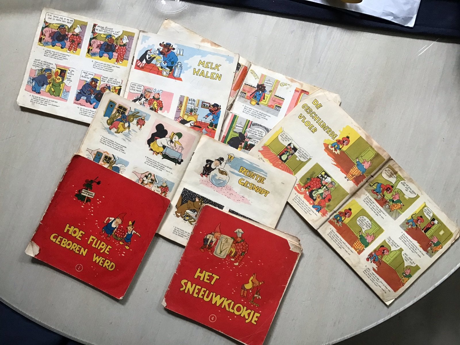Bijzondere vintage  ‘Flipje’ Tiel stripboekjes, Meerdere stripboeken, Ophalen of Verzenden, Gelezen
