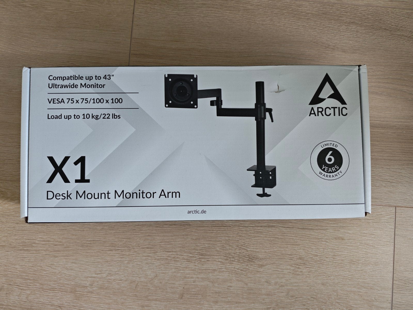 Arctic X1 Desk Mount Monitor Arm (Nieuw), Computers en Software, Monitoren, Ophalen of Verzenden, Nieuw
