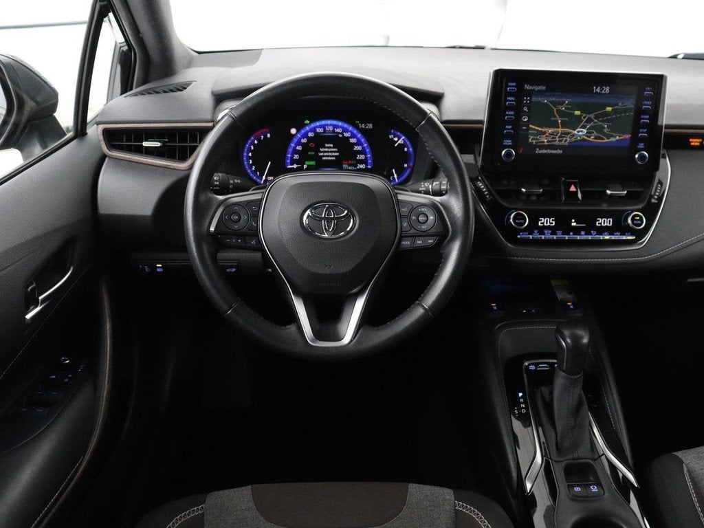 Toyota Corolla Touring Sports 2.0 Hybrid Style | Stoelverwar, Gebruikt, 4 cilinders, Corolla, Zwart