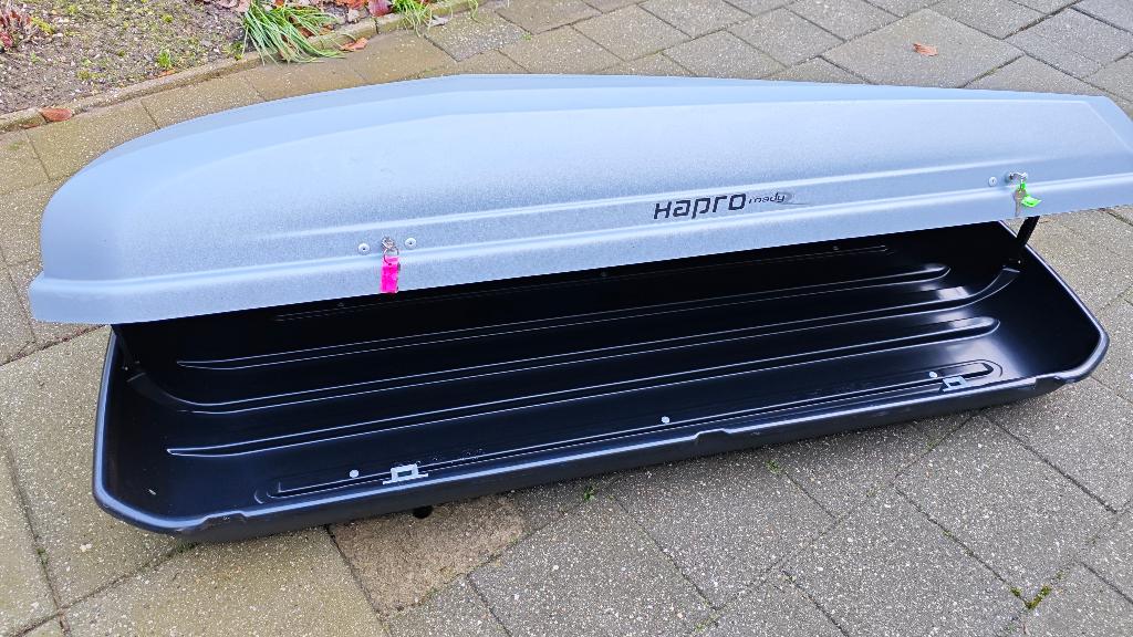 Dak koffer Hapro Roady 450, Auto diversen, Dakkoffers, Ophalen, Zo goed als nieuw