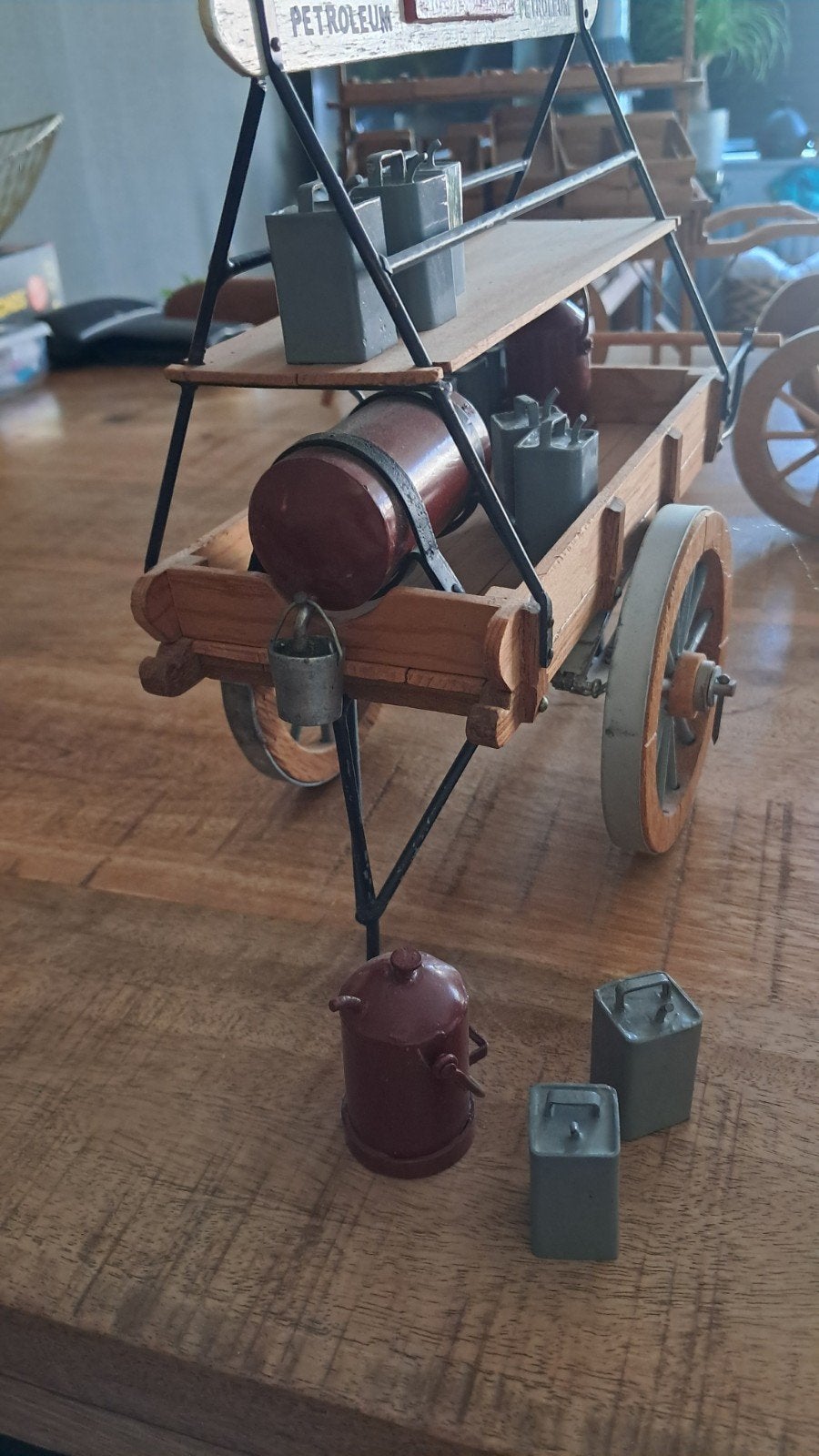 6 decoratieve houten karren en wagens vanaf €75 per stuk, Ophalen of Verzenden, Zo goed als nieuw