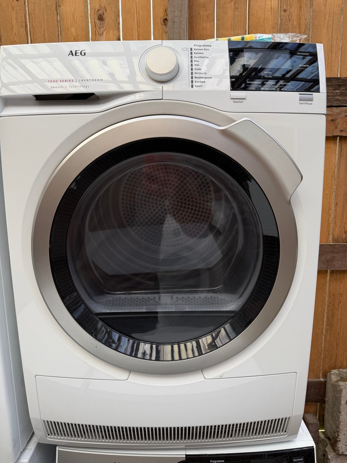 AEG Lavatherm warmtepompdroger 9 kg A+++, Ophalen, 8 tot 10 kg, Zo goed als nieuw, Voorlader