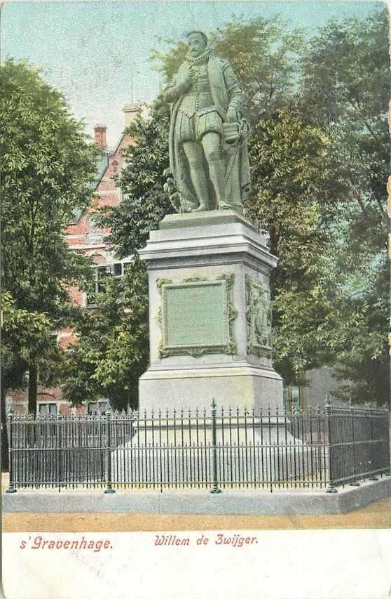 300-254-027 Den Haag Willem de Zwijger, Verzenden, Voor 1920, Zuid-Holland
