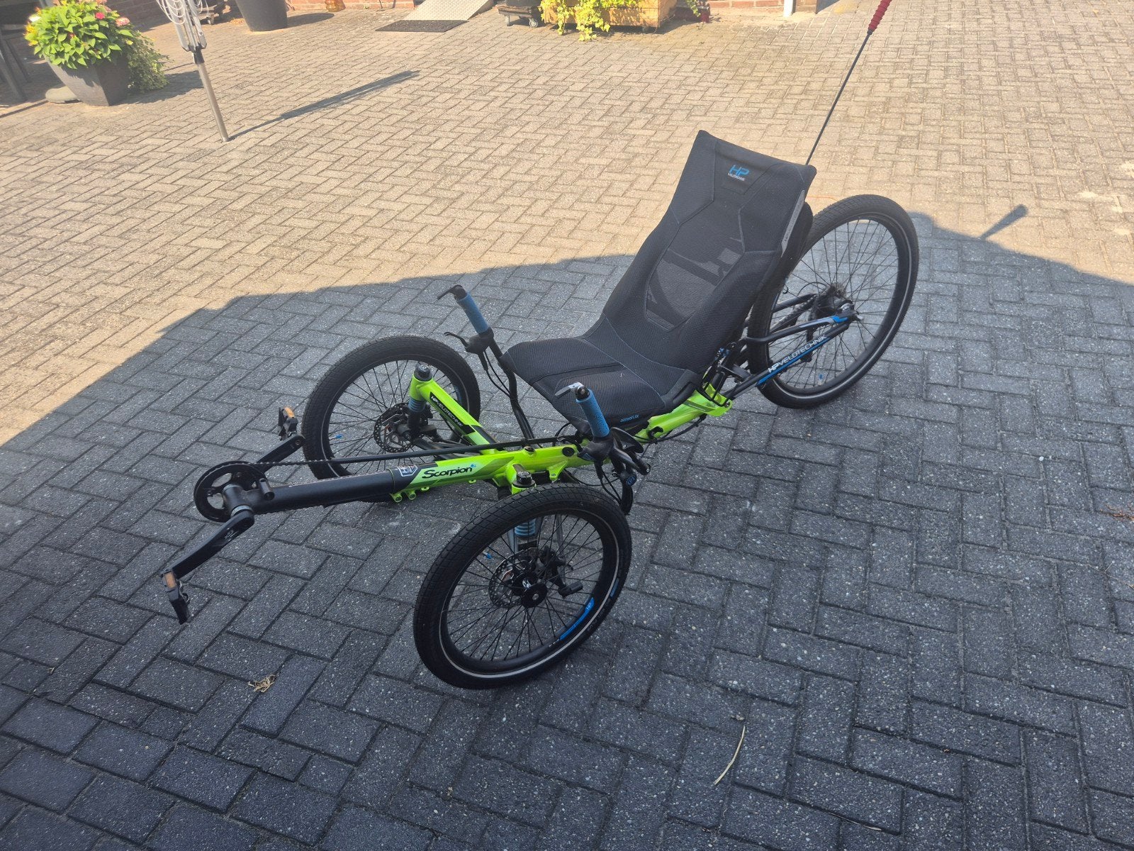 ligfiets, Fietsen en Brommers, Ophalen, Zo goed als nieuw, Schijfrem, Scorpions FS26 Enduro