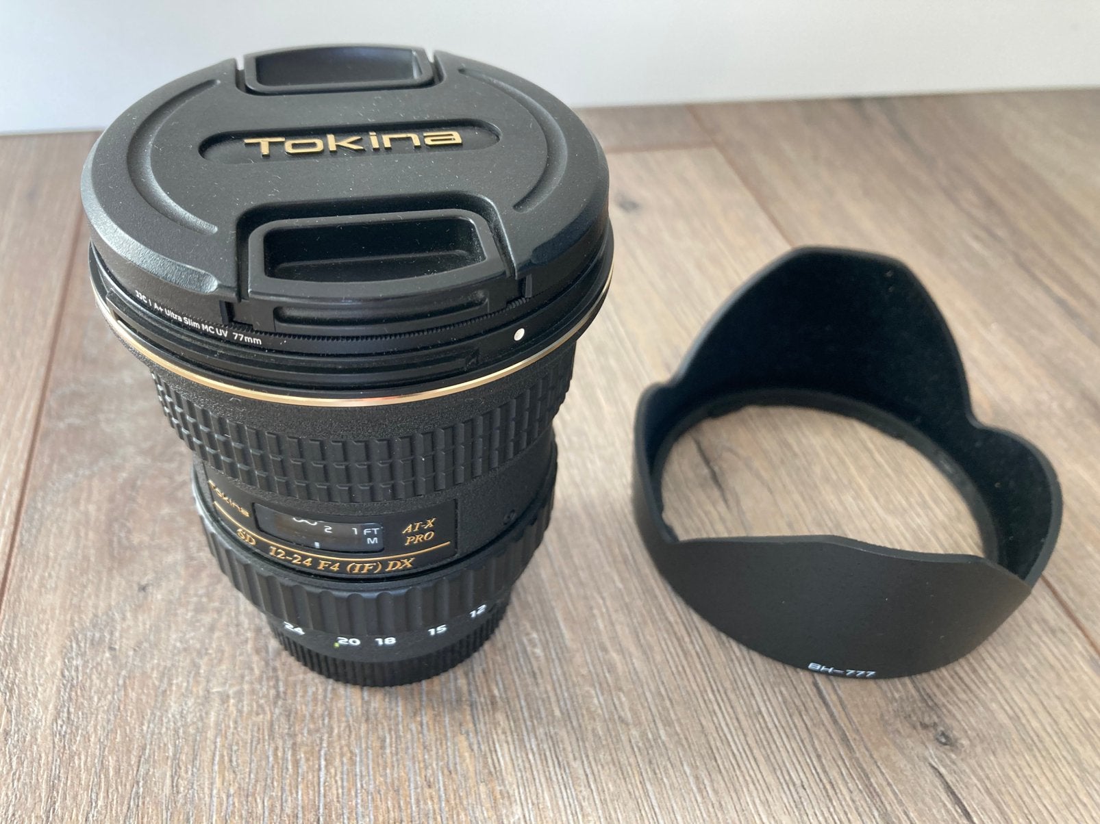 Tokina AT-X PRO SD 12-24 F4 (IF) DX voor Nikon, Audio, Tv en Foto, Ophalen of Verzenden, Zo goed als nieuw, Groothoeklens, Autofocus