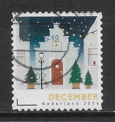 2024, Decemberzegel, Grachtenhuisje [4248] (K1702), Ophalen of Verzenden