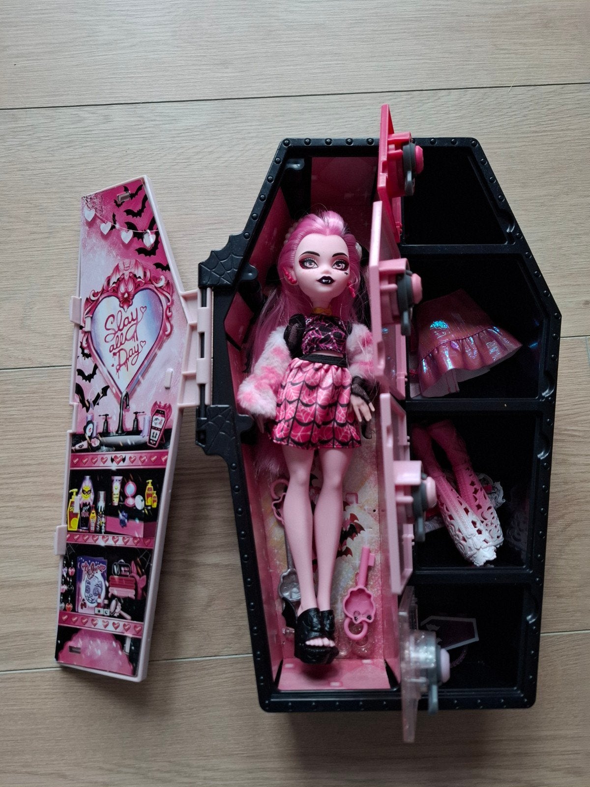 Monster High Draculaura Locker Speelset, Ophalen of Verzenden, Zo goed als nieuw, Overige typen