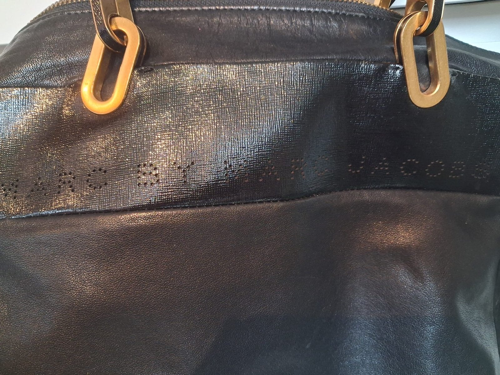 Marc Jacobs zwarte leren handtas/schoudertas, Sieraden, Tassen en Uiterlijk, Tassen | Damestassen, Ophalen of Verzenden, Gebruikt
