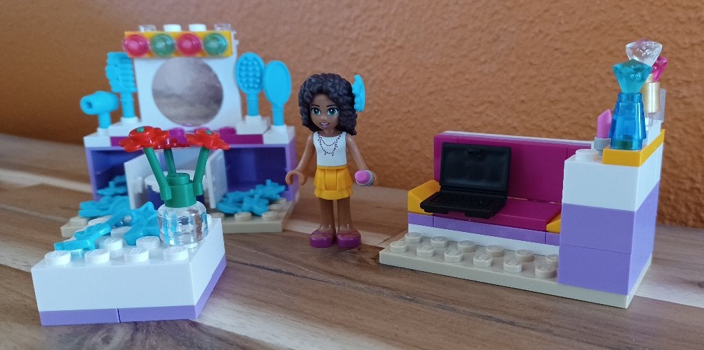 Lego friends. 41009. Andrea's slaapkamer., Lego, Friends, Ophalen of Verzenden, Zo goed als nieuw