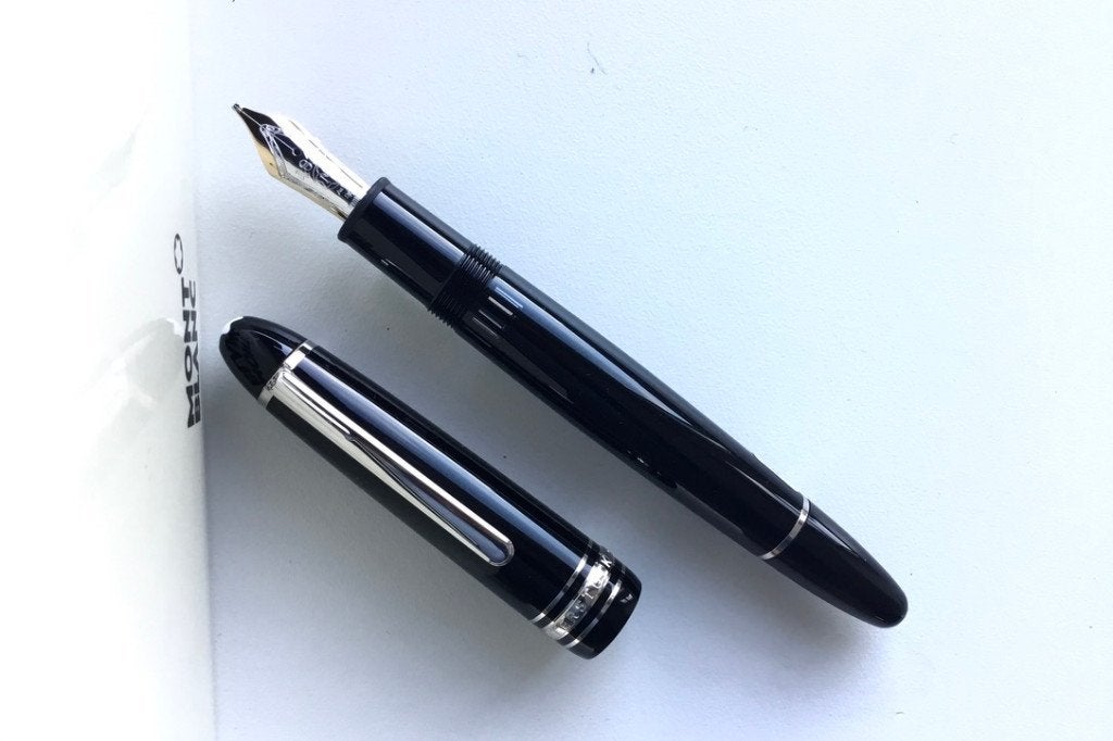 Montblanc Meisterstück Legrand 146 Platinum vulpen (B), Ophalen of Verzenden, Zo goed als nieuw, Vulpen, Mont Blanc
